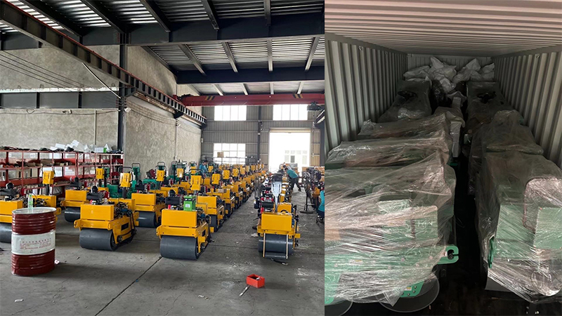SHIPPMENT OF ROAD ROLLER MACHINES