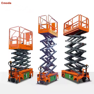 SJPT0808B10m Hydraumatic Capacity Electric Mobile Scissor Lift Table Manlift Mobile Aerial Working Platform