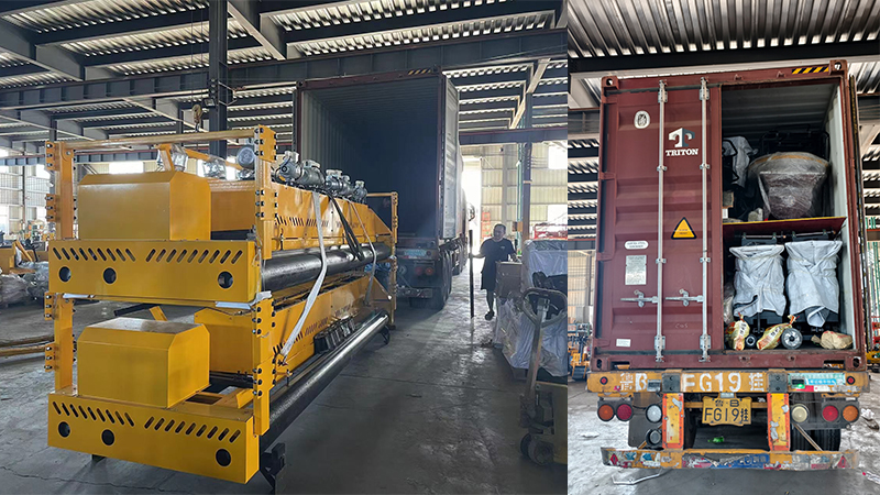 SHIPPMENT OF CONCRETE VIBRATOR ROLLER PAVER MACHINE