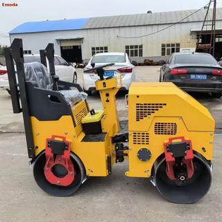 FVR880 High Efficiency Diesel Engine Mini Static Vibro Compactor Two Wheel Static Road Roller